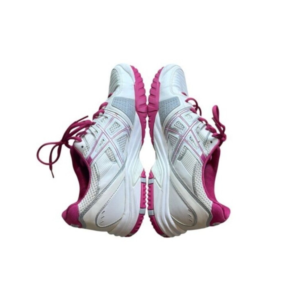 Asics Gel Challenger 9 Womens Size 9.5 Silver White Pink Tennis Shoes Sneakers - Picture 3 of 9